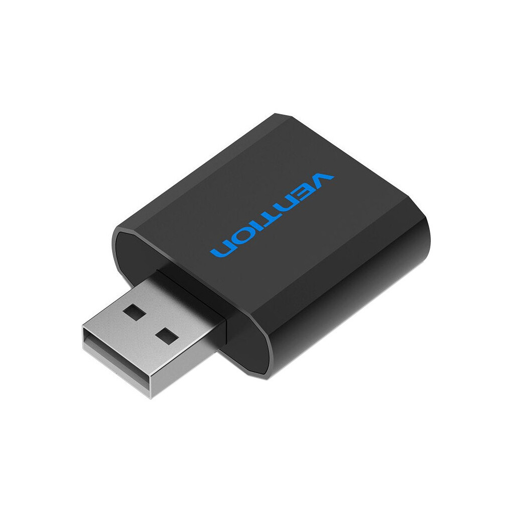 Звукова плата Vention Audio USB 2х3,5mm jack Metal (VAB-S17-B) - изображение 2