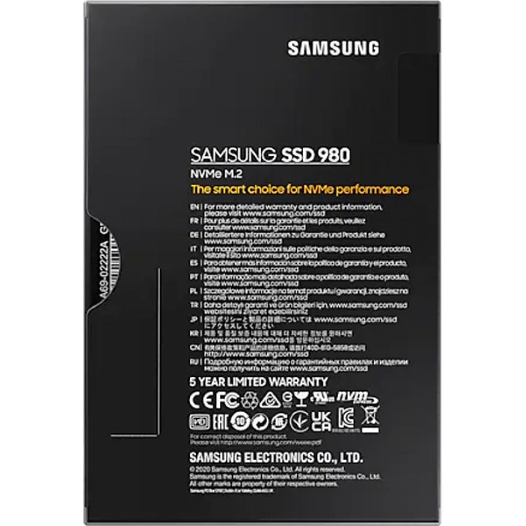Накопичувач SSD M.2 2280 500GB 980 series Samsung (MZ-V8V500BW) - зображення 6