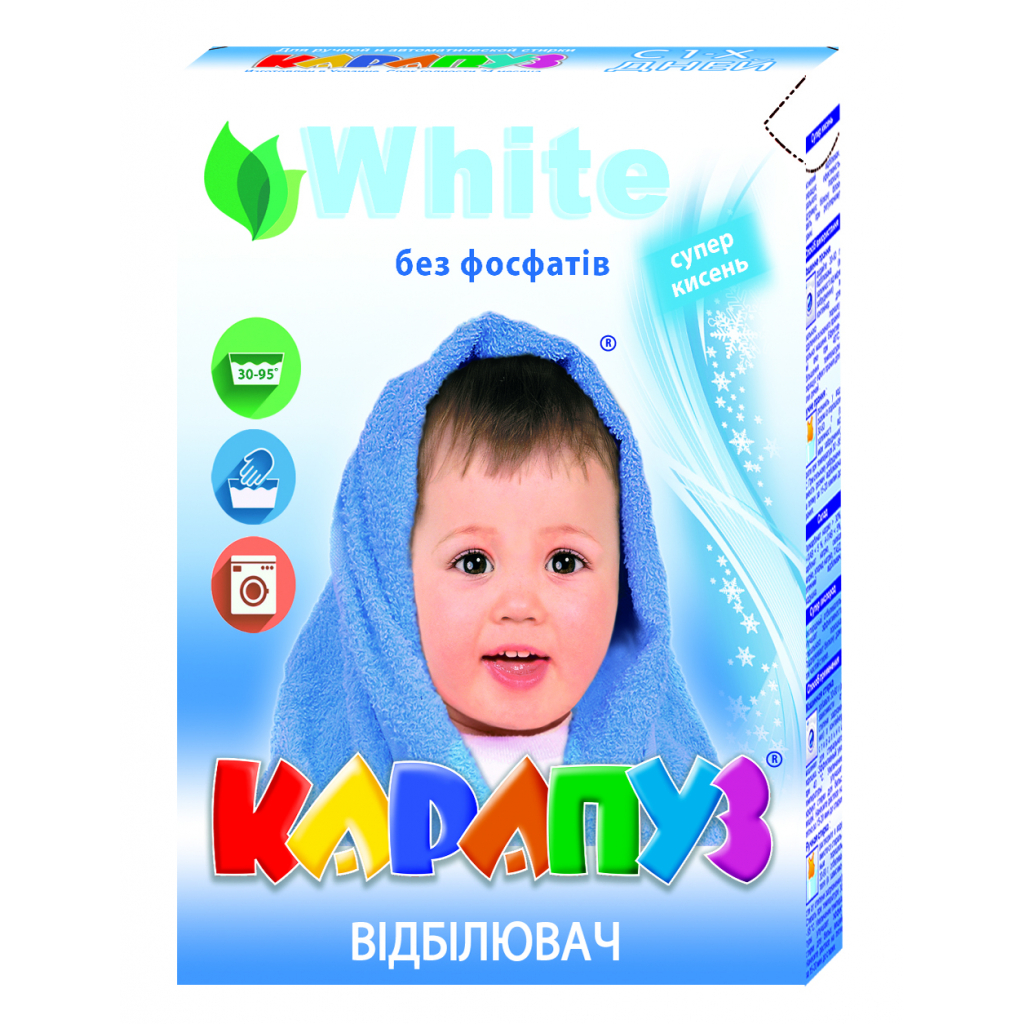 Відбілювач Карапуз кисневий для дитячих речей 500 г (4820049381580) - зображення 1