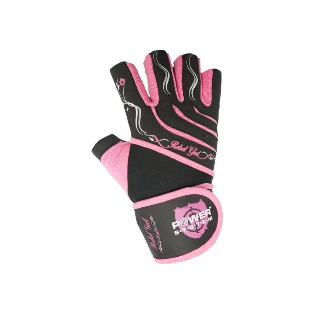 Рукавички для фітнесу Power System PS-2720 Rebel Girl Pink XS (PS-2720_XS_Pink) - зображення 5