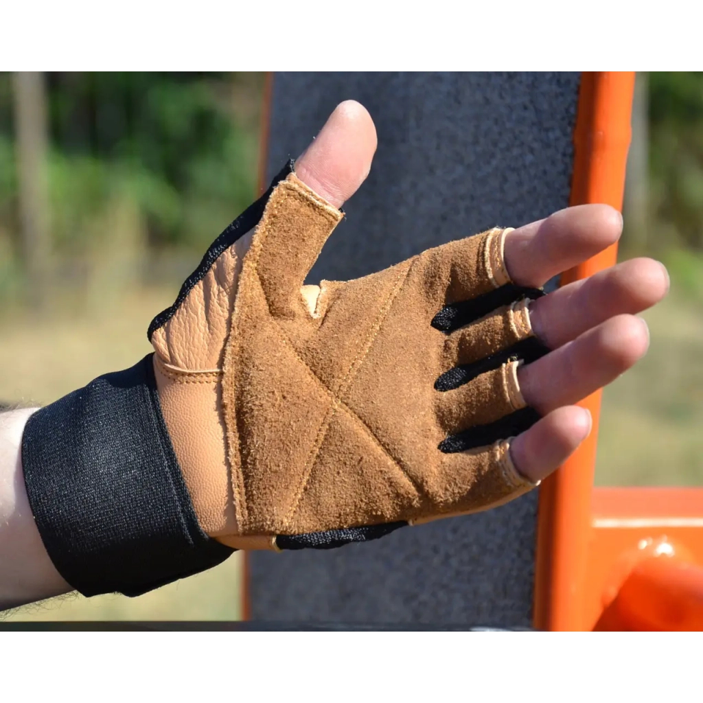 Рукавички для фітнесу MadMax MFG-269 Professional Brown M (MFG-269-Brown_M) - зображення 4