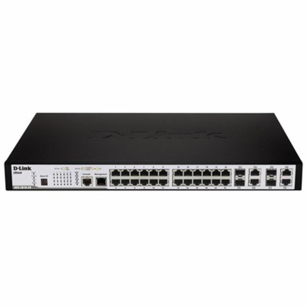 Комутатор мережевий D-Link DES-3810-28 - зображення 1
