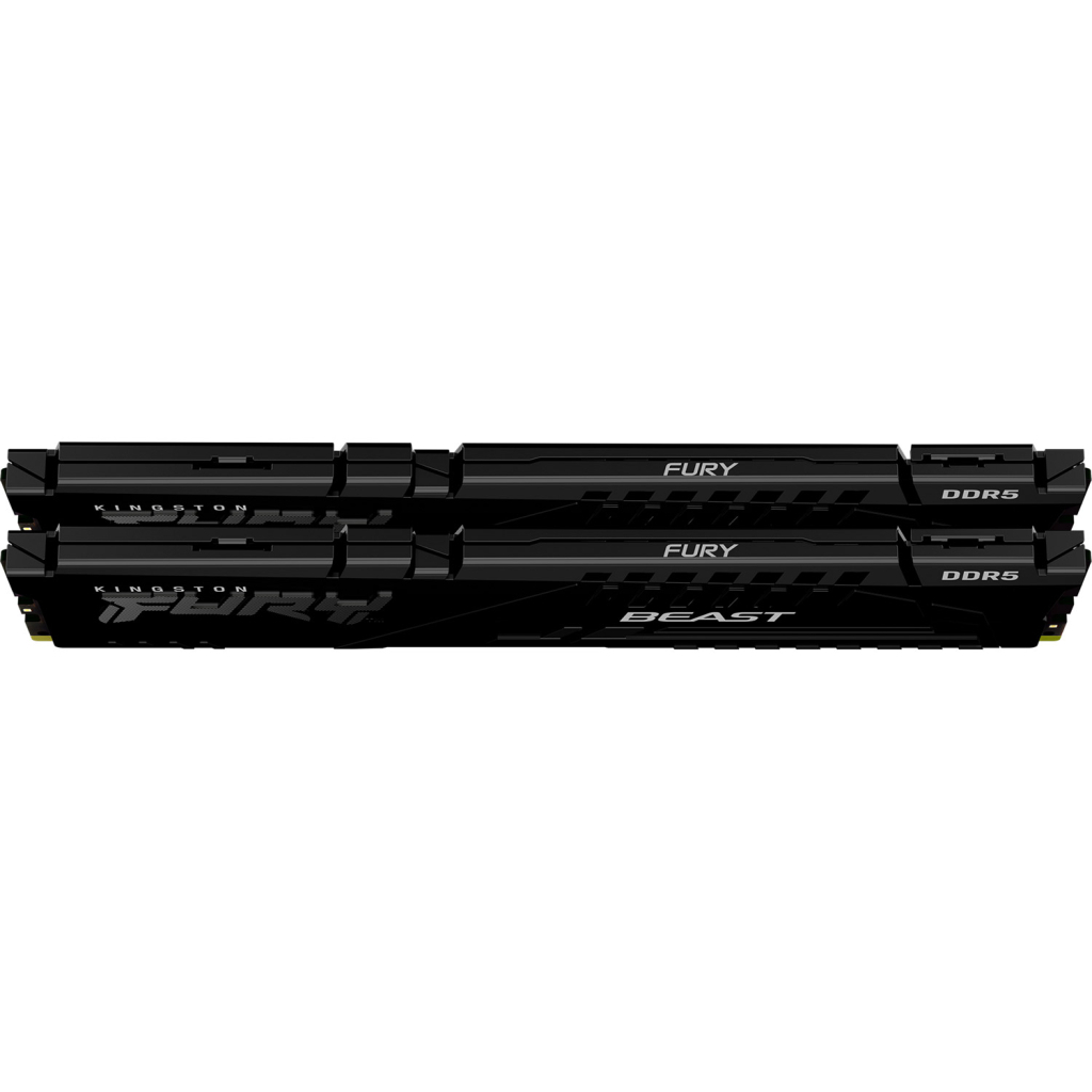Модуль пам'яті для комп'ютера DDR5 32GB (2x16GB) 6400 MHz Beast Black XMP Kingston Fury (ex.HyperX) (KF564C32BBK2-32) - зображення 3