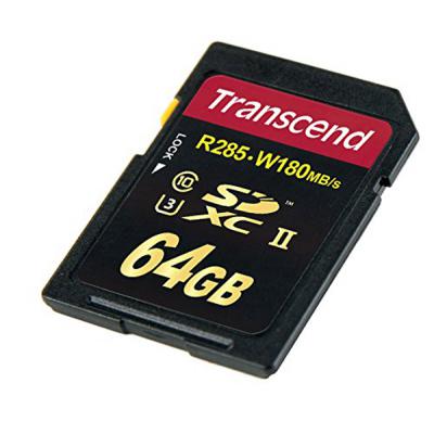 Карта пам'яті Transcend 64GB SDXC Class 10 UHS-II U3 (TS64GSD2U3) - зображення 3