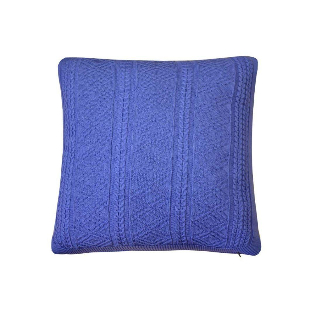 Наволочка Прованс декоративна в'язана Ажурна лаванда 45х45 (012505) - зображення 1