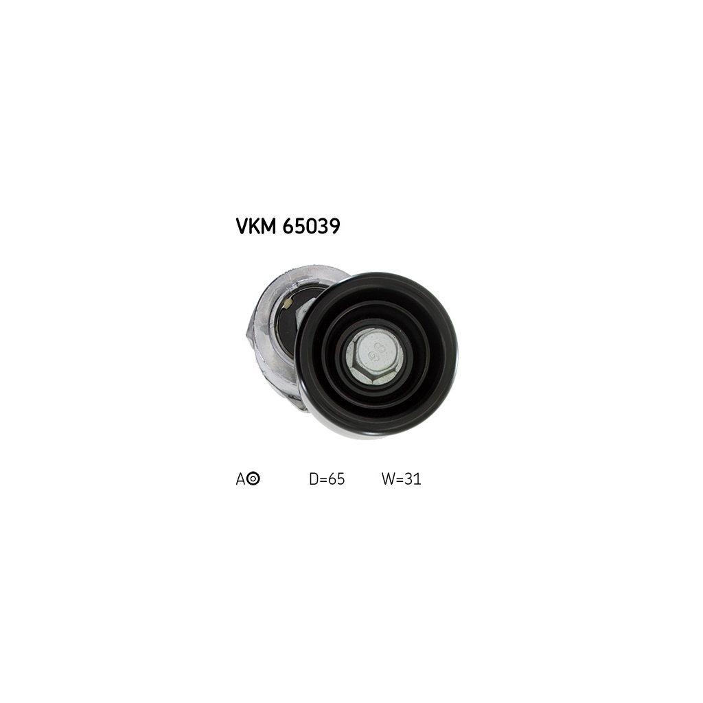 Натягувач ременя з роликом SKF VKM 65039 - зображення 2