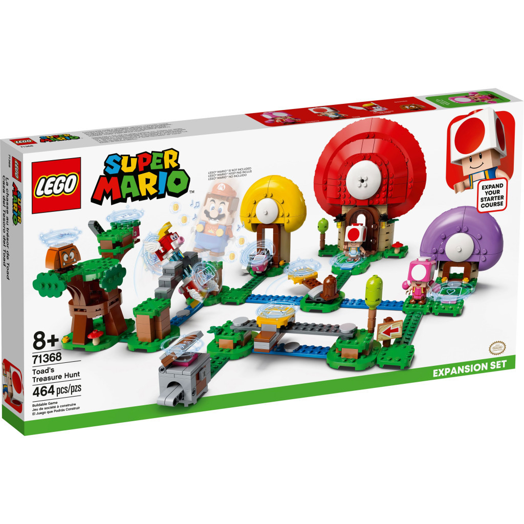 Конструктор LEGO Super Mario Погоня за скарбами Тоада додатковий набір (71368) - зображення 1