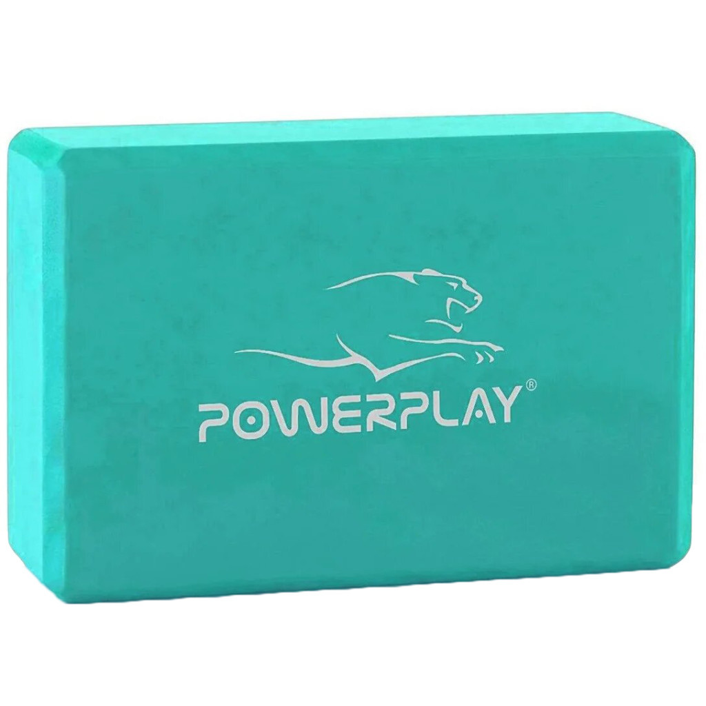 Блок для йоги PowerPlay 4006 Yoga Brick М'ятний (PP_4006_Mint_Yoga_Brick) - зображення 1