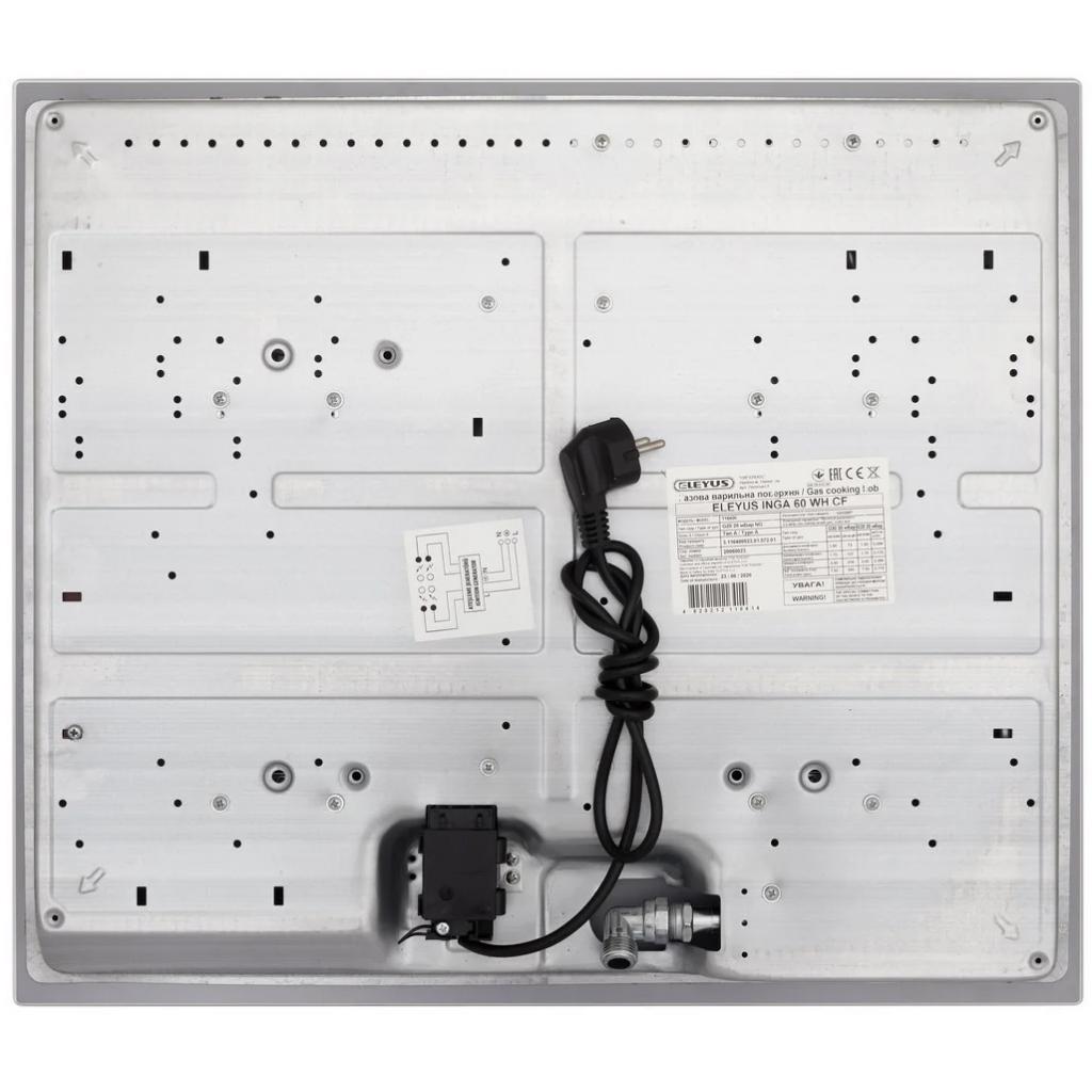Варочна поверхня Eleyus INGA 60 WH CF - зображення 8