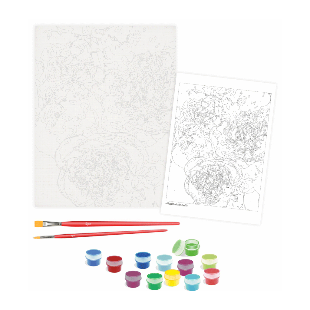 Картина по номерам Rosa Чарівні півонії, 35 х 45 см (4823098529736) - зображення 2