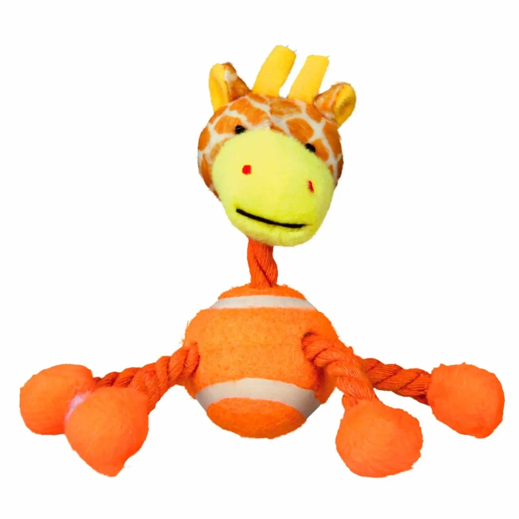 Іграшка для собак Trixie мотузкова з тенісним м'ячем 16 см (кольори в асортименті) (4011905361215) - зображення 3