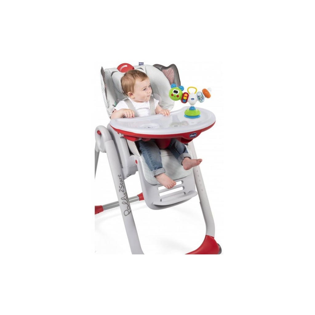 Брязкальце Chicco Іграшка до стільчика для годування Гусениця Філ (10036.00) - зображення 3