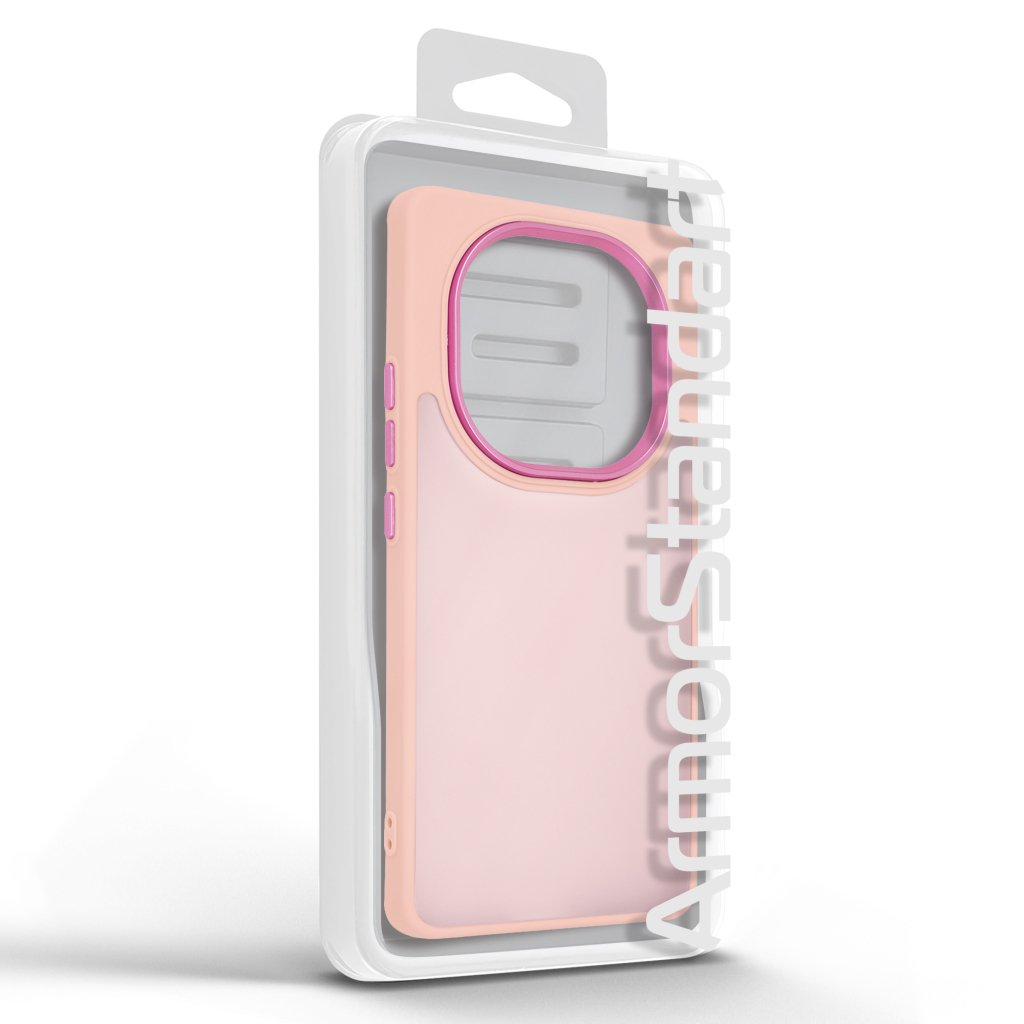 Чохол до мобільного телефона Armorstandart Frame Xiaomi Redmi Note 14 Pro 4G Pink (ARM79873) - зображення 3