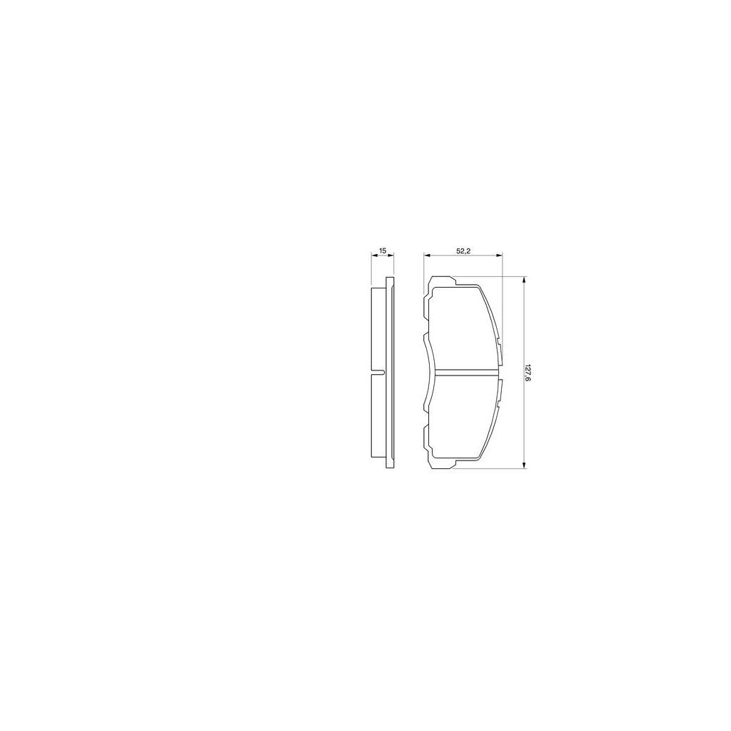 Гальмівні колодки Bosch 0 986 469 550 - зображення 4