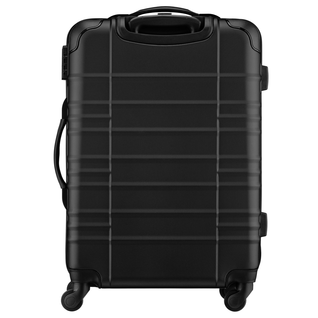 Валіза Wenger Amplar, середня, пластик, 4 колеса, чорна (653146) - зображення 6