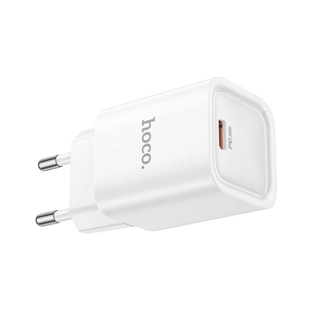 Зарядний пристрій HOCO C148A Charm USB-C PD30W White (6942007630306) - зображення 4