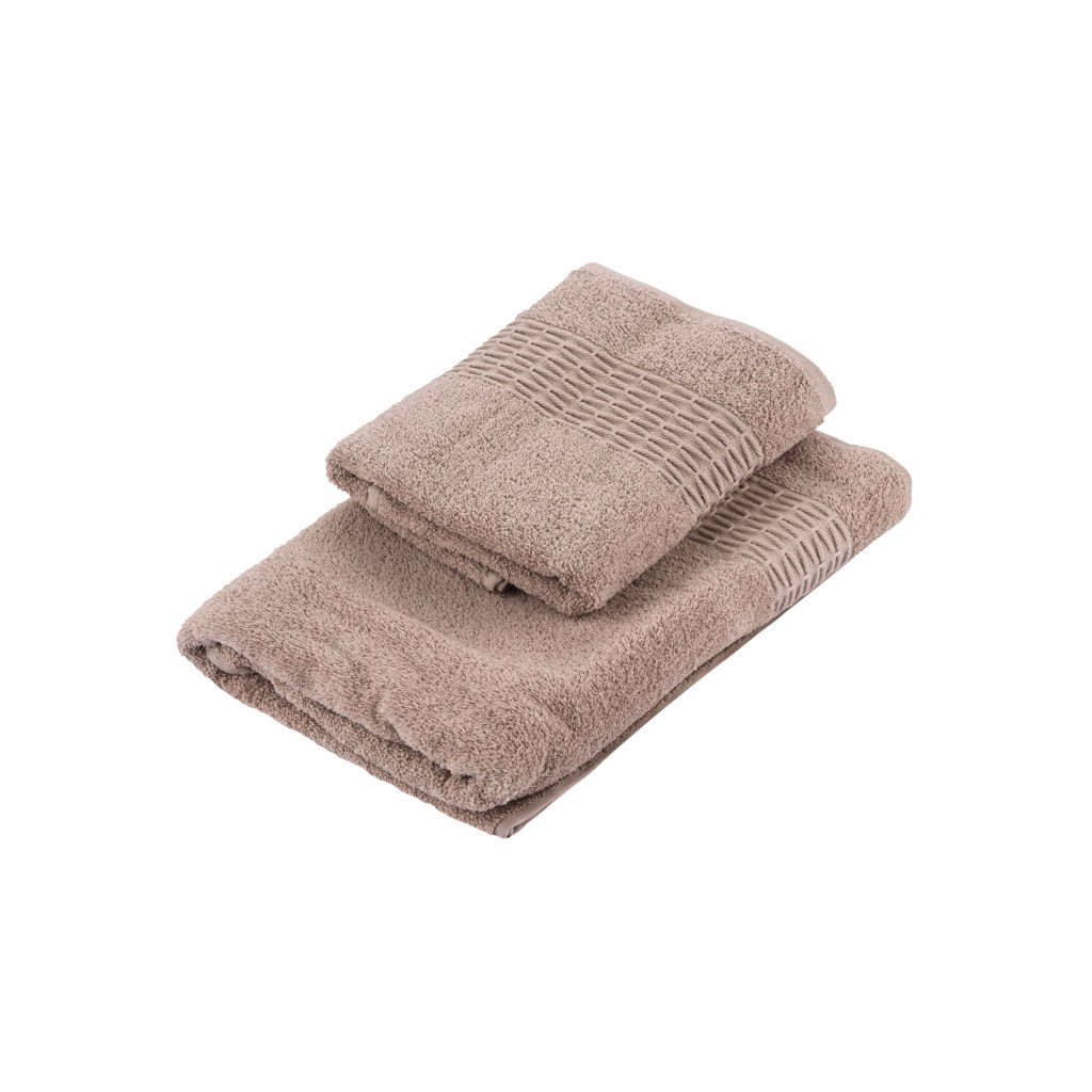 Рушник Ardesto набір махрових Lotus 2 шт 50х90 см індіго, 70х140см, 100% бавовна, беж (ART2357NS) - изображение 9