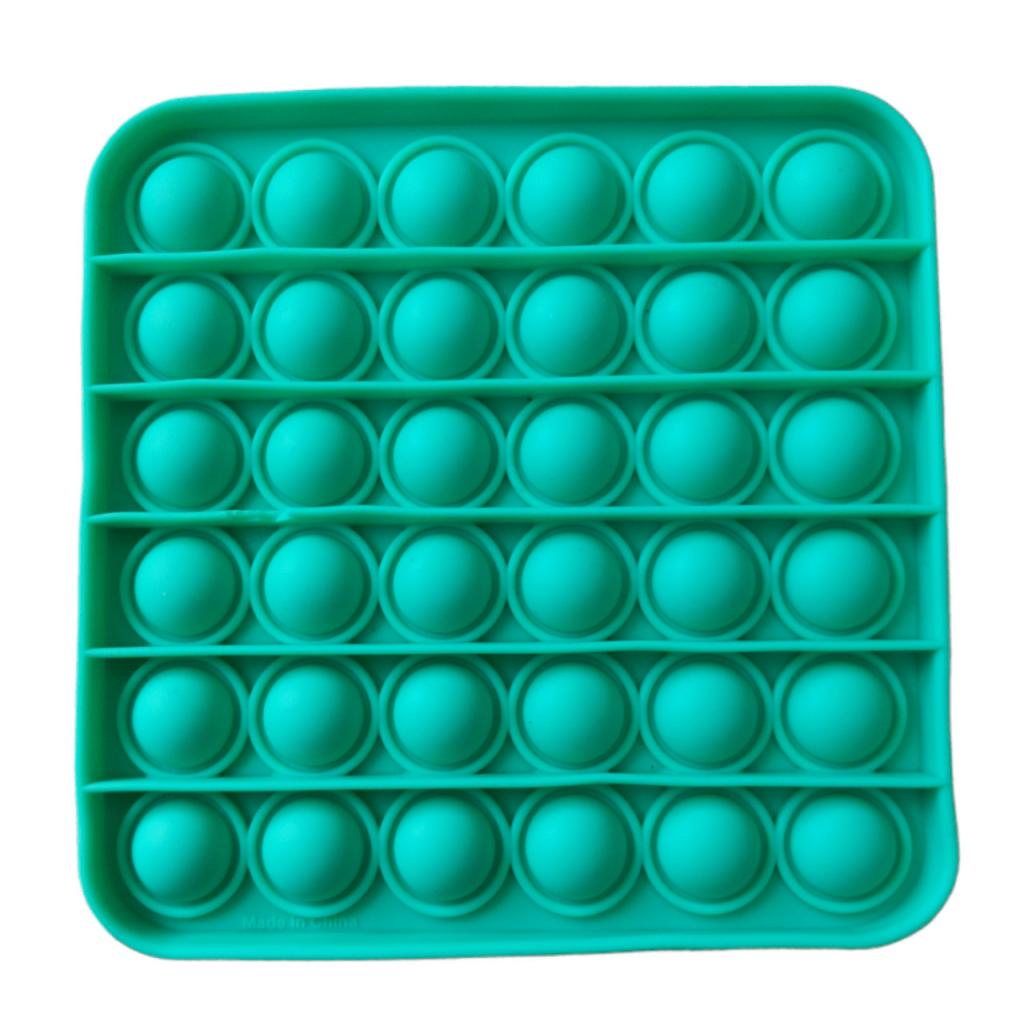 Антистрес Sibelly антистрес Pop It Mono Square Mint (SB-PPIT-SQL-MNT) - зображення 1