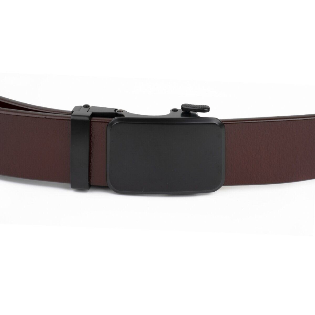 Ремінь Vintage Чоловічий з автоматичною пряжкою Коричневий (20271) - зображення 6