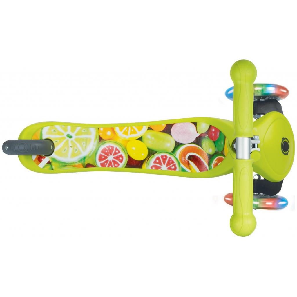 Самокат Globber PRIMO FANTASY LIGHTS Фрукти зелений (424-006) - зображення 3
