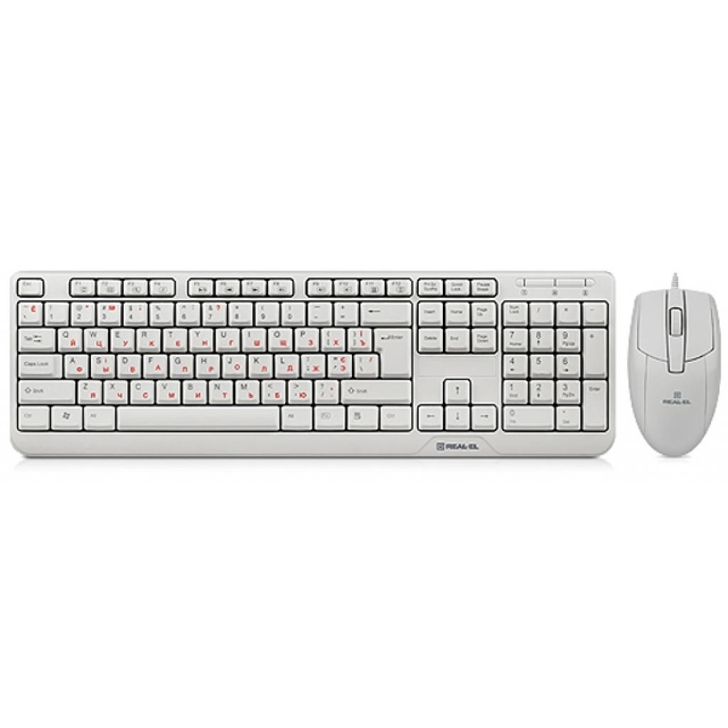 Комплект REAL-EL Standard 505 Kit, USB, white - зображення 1