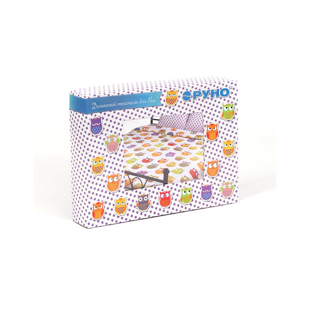 Постільна білизна Руно сатин Сови євро (845.137К_Сови_1) - зображення 3