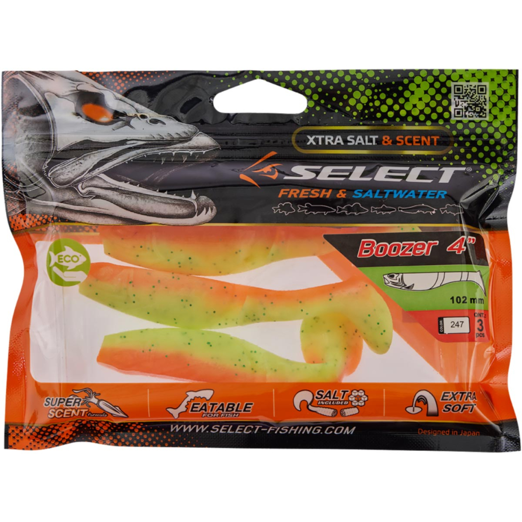 Силікон рибальський Select Boozer 4" 247 (3 шт/уп) (1870.71.58) - зображення 2