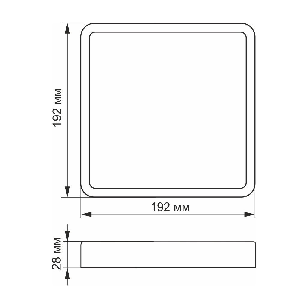 Світильник Videx 18W 5000K Black (VL-DLSS-185B) - зображення 2