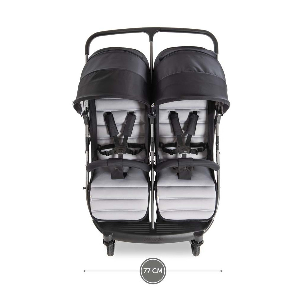 Коляска Hauck Rapid 3R Duo silver/charcoal (з адаптерами) (51201-2) - зображення 3