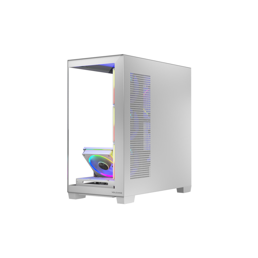 Корпус Modecom VOLCANO STELLAR ARGB MIDI 5x120mm fans WHITE (AT-STELLAR-5F-ARGB-20) - зображення 3