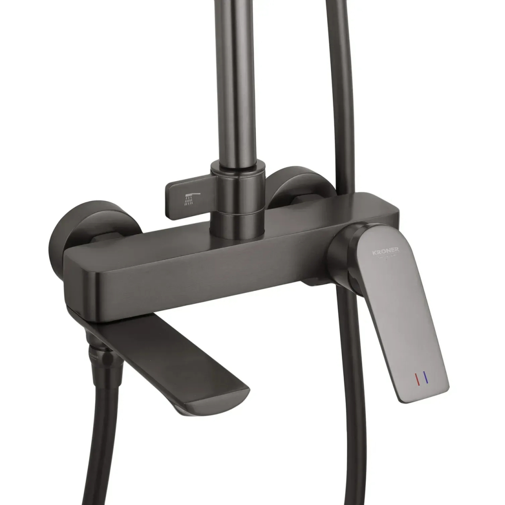 Душовий гарнітур Kroner Graz-GRP063 + змішувач Graz-GRP010 (CVS30162) - picture 7