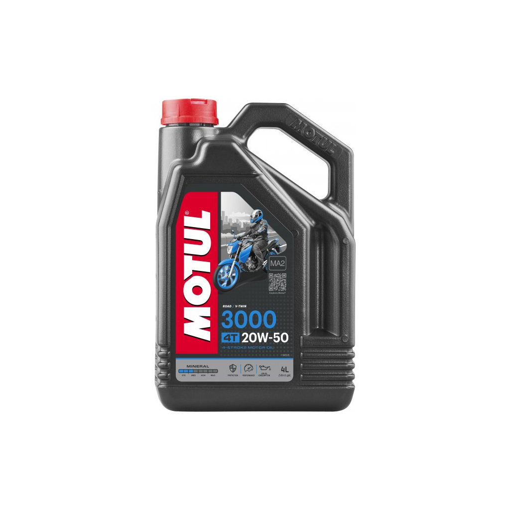 Моторна олива MOTUL 4T 3000 20W50 4л (837041) - зображення 1