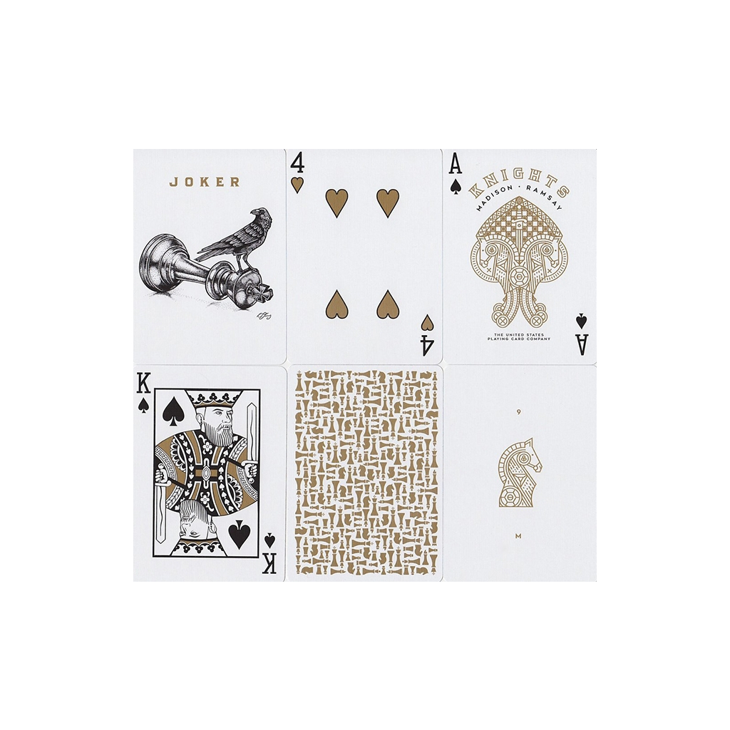 Гральні карти Ellusionist Knights (gold) (PC_ELKNg) - зображення 2