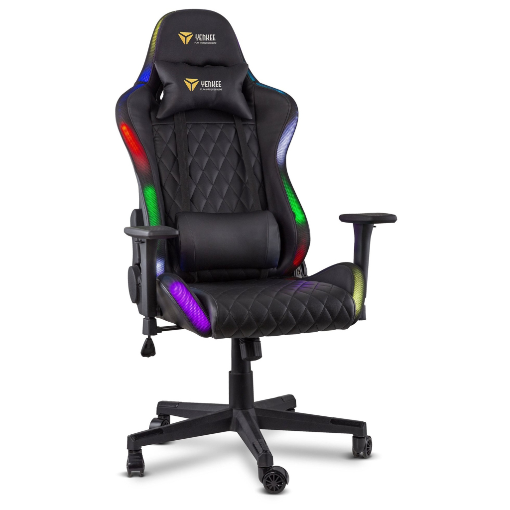 Крісло ігрове YENKEE YGC 300RGB STARDUST RGB Black (45015755) - зображення 2