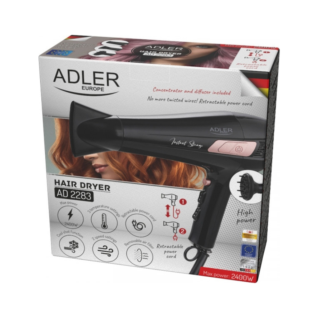 Фен Adler AD 2283B - зображення 9