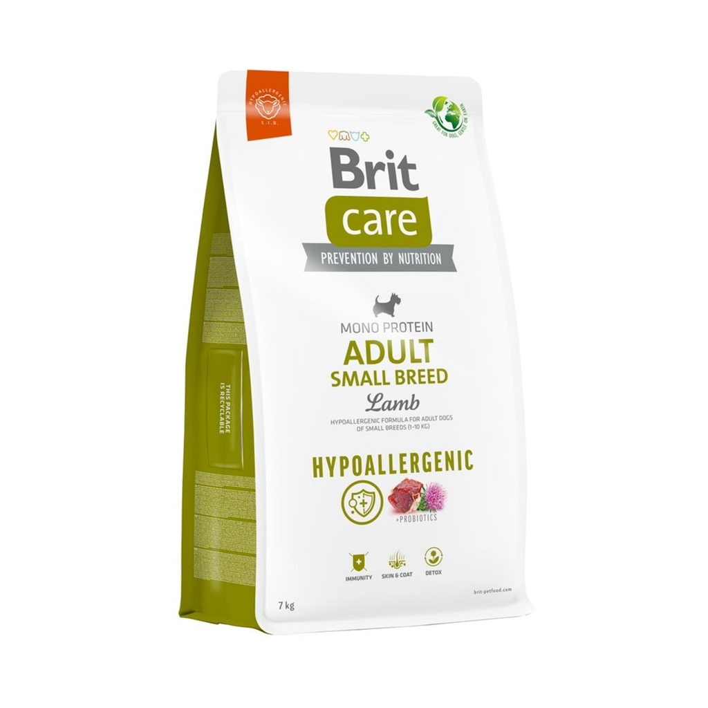 Сухий корм для собак Brit Care Dog Hypoallergenic Adult Small Breed 7 кг (8595602566150) - зображення 1