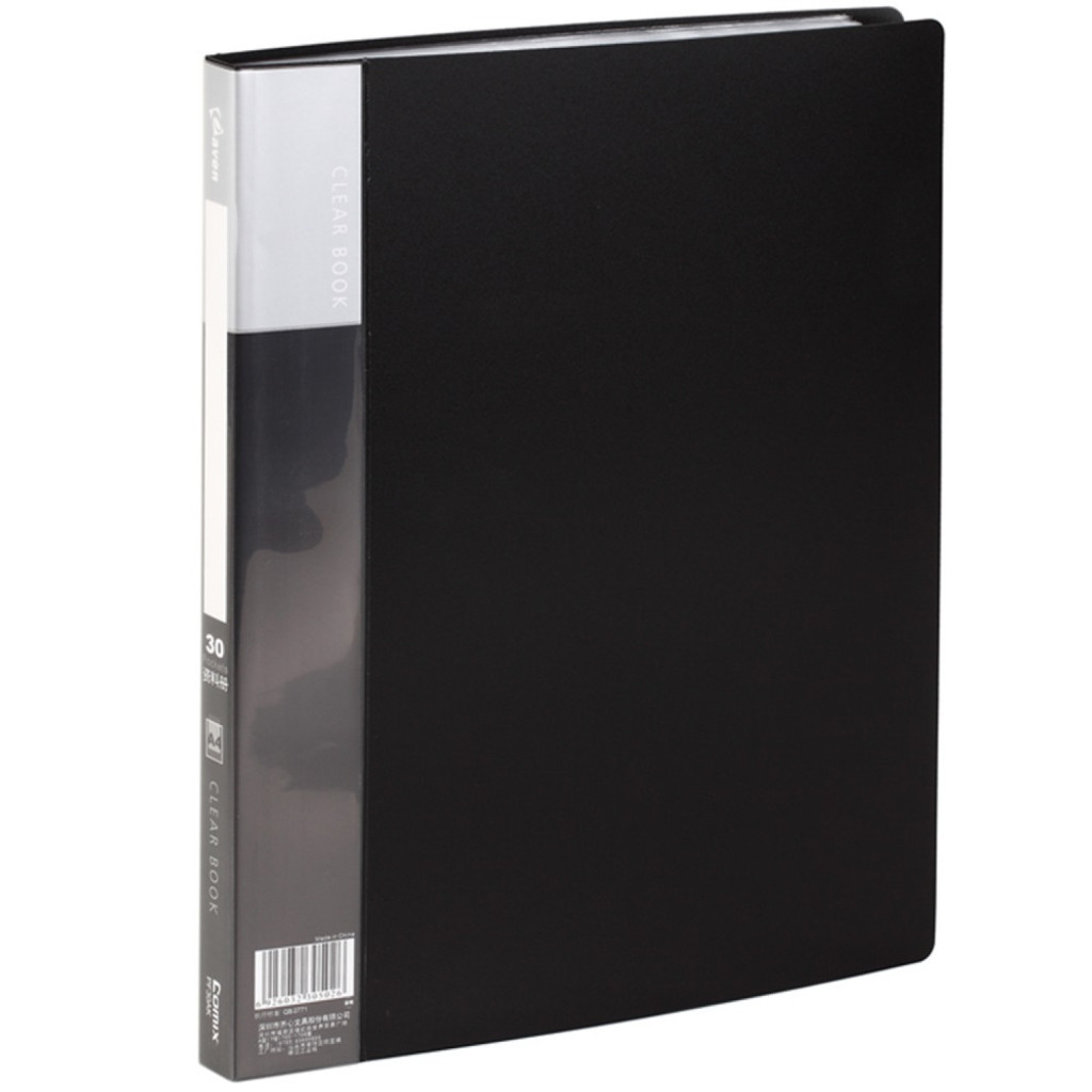 Папка з файлами Comix А4, з 80 файлами, чорний (FOLD-COM-PF80AK-B) - зображення 1