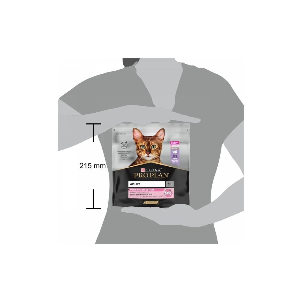 Сухий корм для кішок Purina Pro Plan Delicate Adult 1+ з індичкою 400 г (7613033568671) - зображення 3
