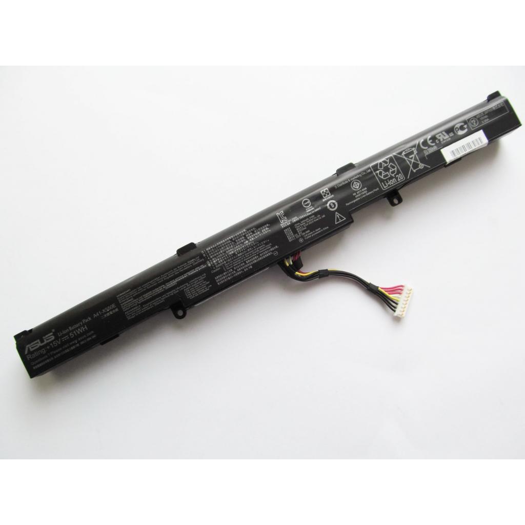 Акумулятор до ноутбука ASUS X450J A41-X550E, 51Wh (3400mAh), 4cell, 15V, Li-ion (A47481) - зображення 1