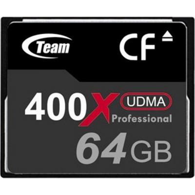 Карта пам'яті Team Compact Flash 64Gb 400x (TCF64G40001) - зображення 1