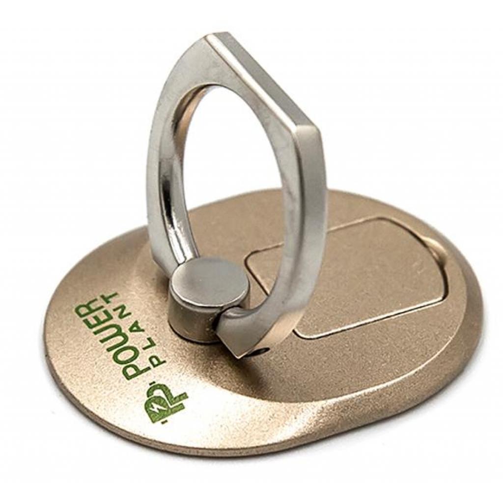 Тримач для смартфонів PowerPlant с кольцом, желтый (CA910335) - зображення 2