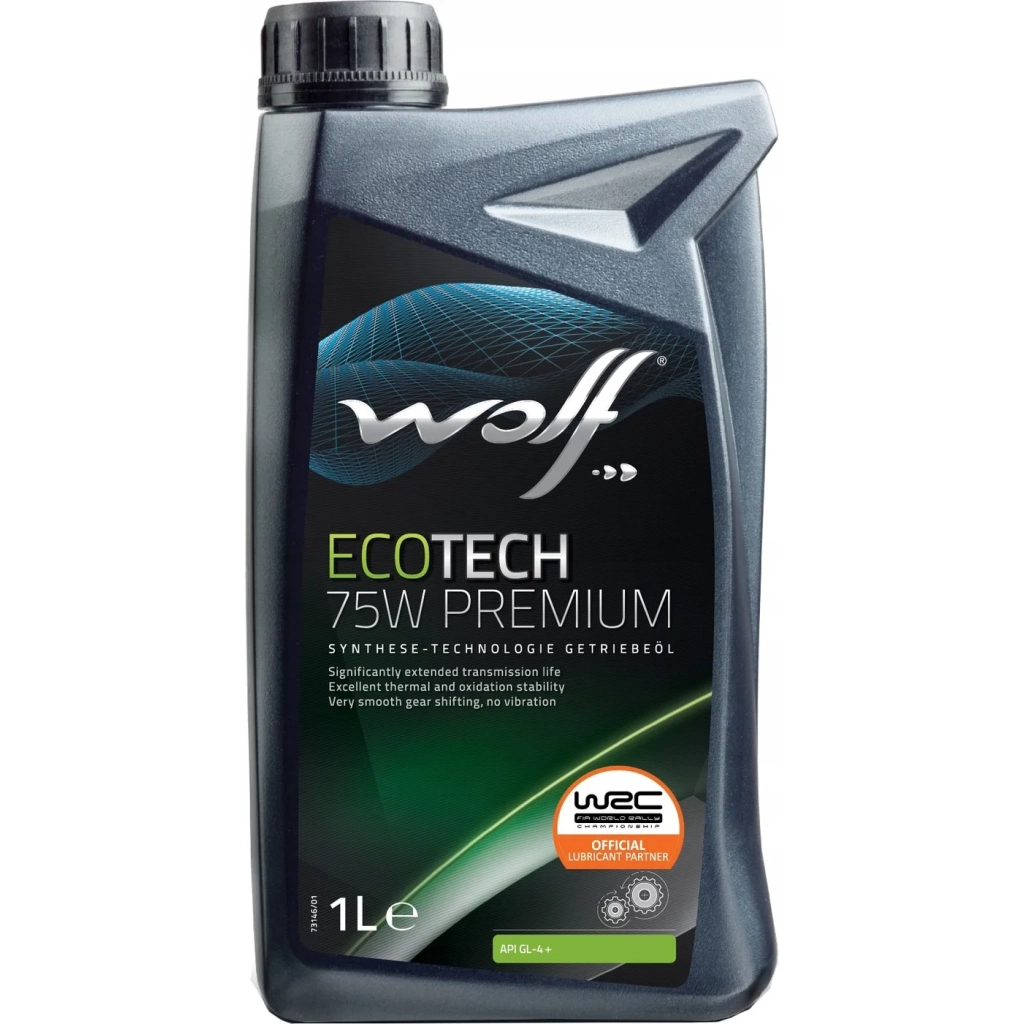 Трансмісійна олива Wolf ECOTECH 75W PREMIUM 1л (1048869) - зображення 1