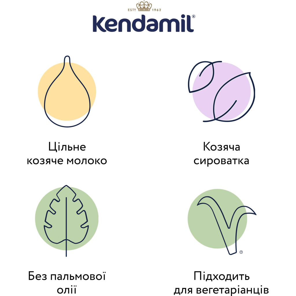 Дитяча суміш Kendamil Goat 2 на козячому молоці 6-12 місяців 800 г (92000019) - изображение 2