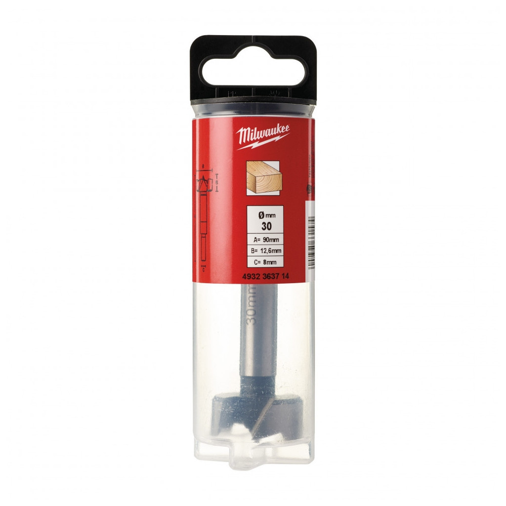 Свердло Milwaukee FORSTNER 30 X 90 мм (4932363714) - зображення 2