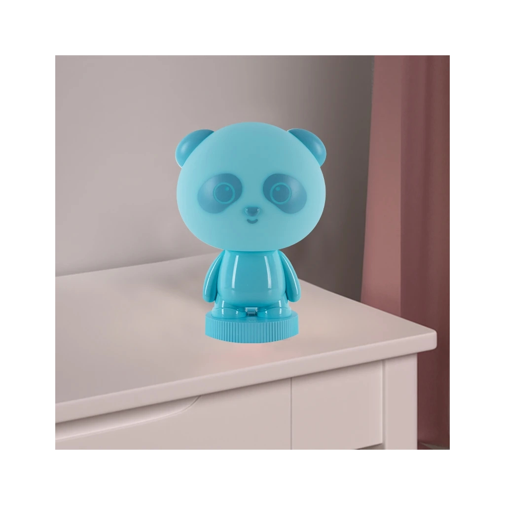 Нічник Kite Світильник LED з акумулятором Panda, блакитний (K24-490-3-3) - зображення 5