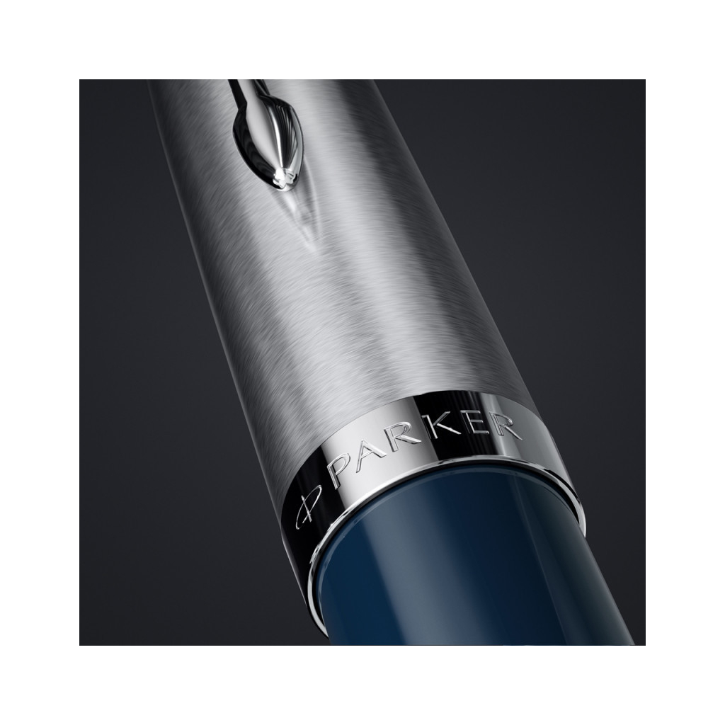 Ручка пір'яна Parker PARKER 51 Midnight Blue CT FP F (55 211) - зображення 4
