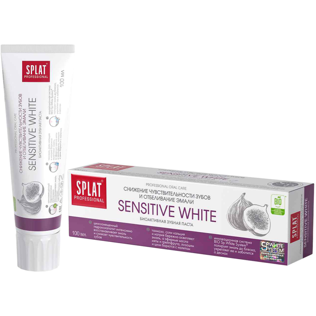 Зубна паста Splat Professional Sensitive White 100 мл (4603014008473) - зображення 1