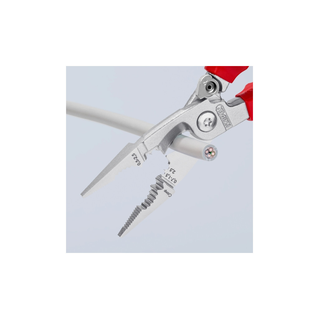 Плоскогубці KNIPEX для електромонтажних робіт (13 96 200) - picture 3