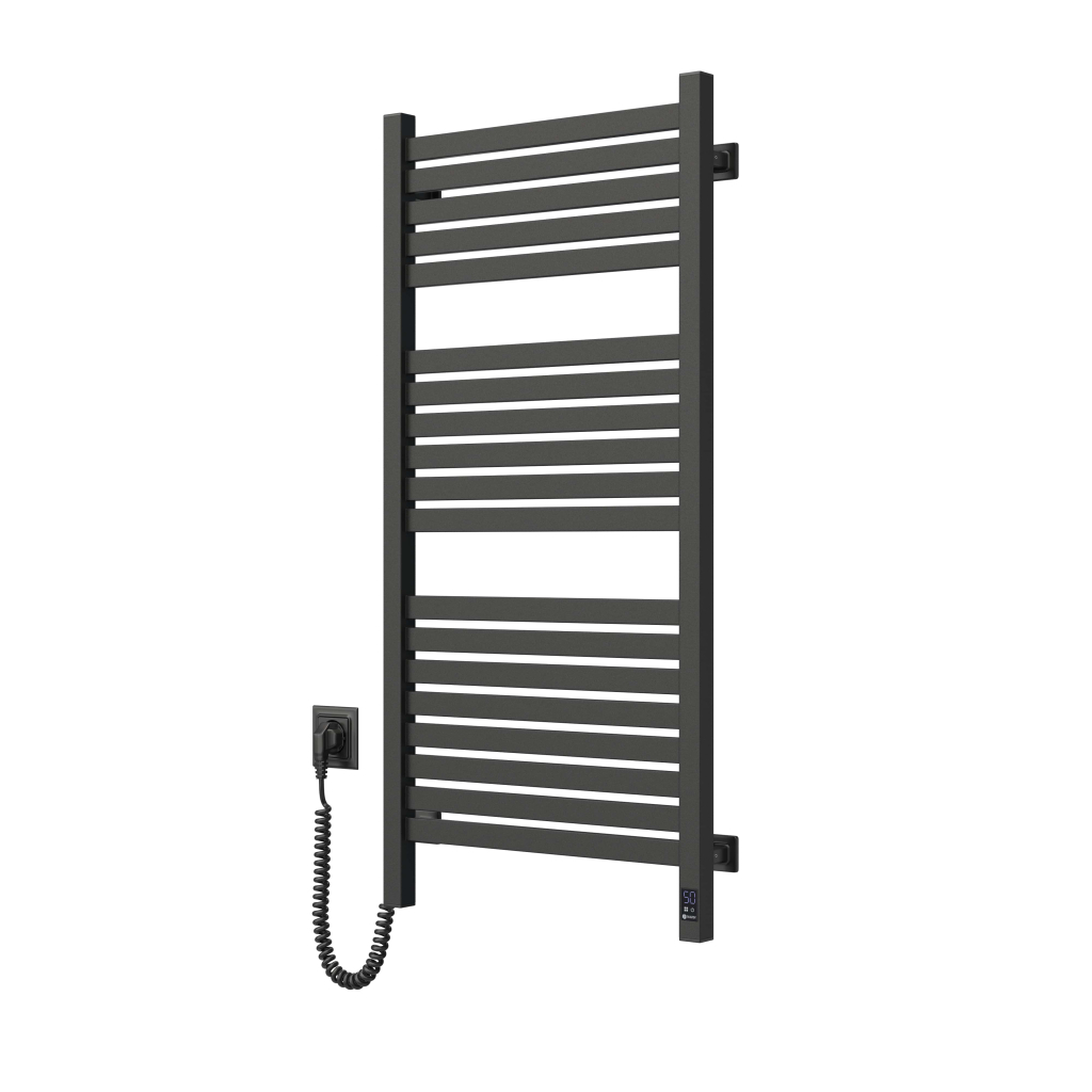 Сушарка для рушників Navin Авангард Х 1000х480 Wi-Fi лівобічна чорний муар (12-272155-4810) - зображення 5