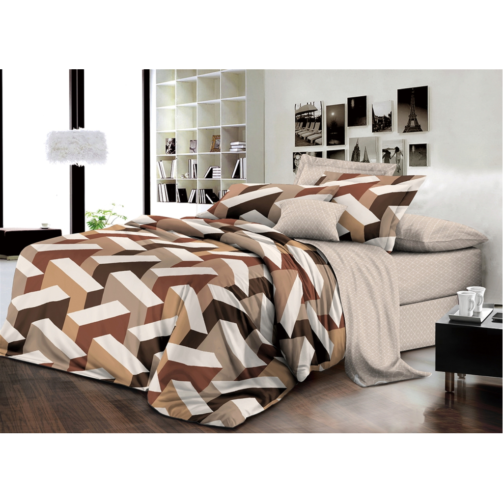 Постільна білизна MirSon Бязь Premium 17-0101 Pompeu 220х240 (2200001607026) - изображение 1